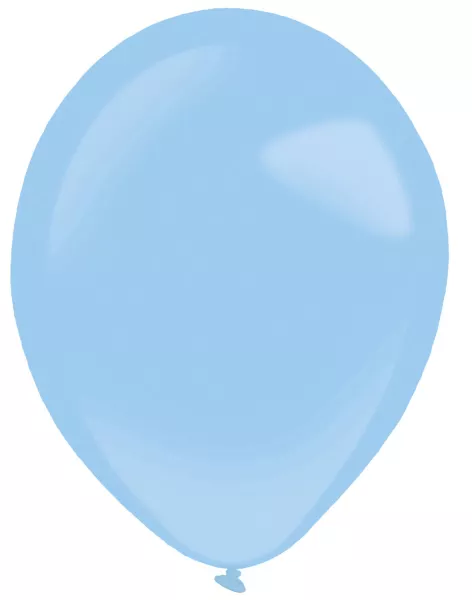 50 palloncini in lattice blu pastello 27,5 cm