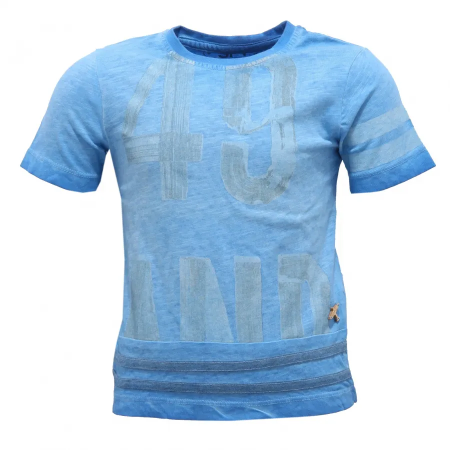 6652R maglia bimbo SP1 49 AND blu t-shirt kid