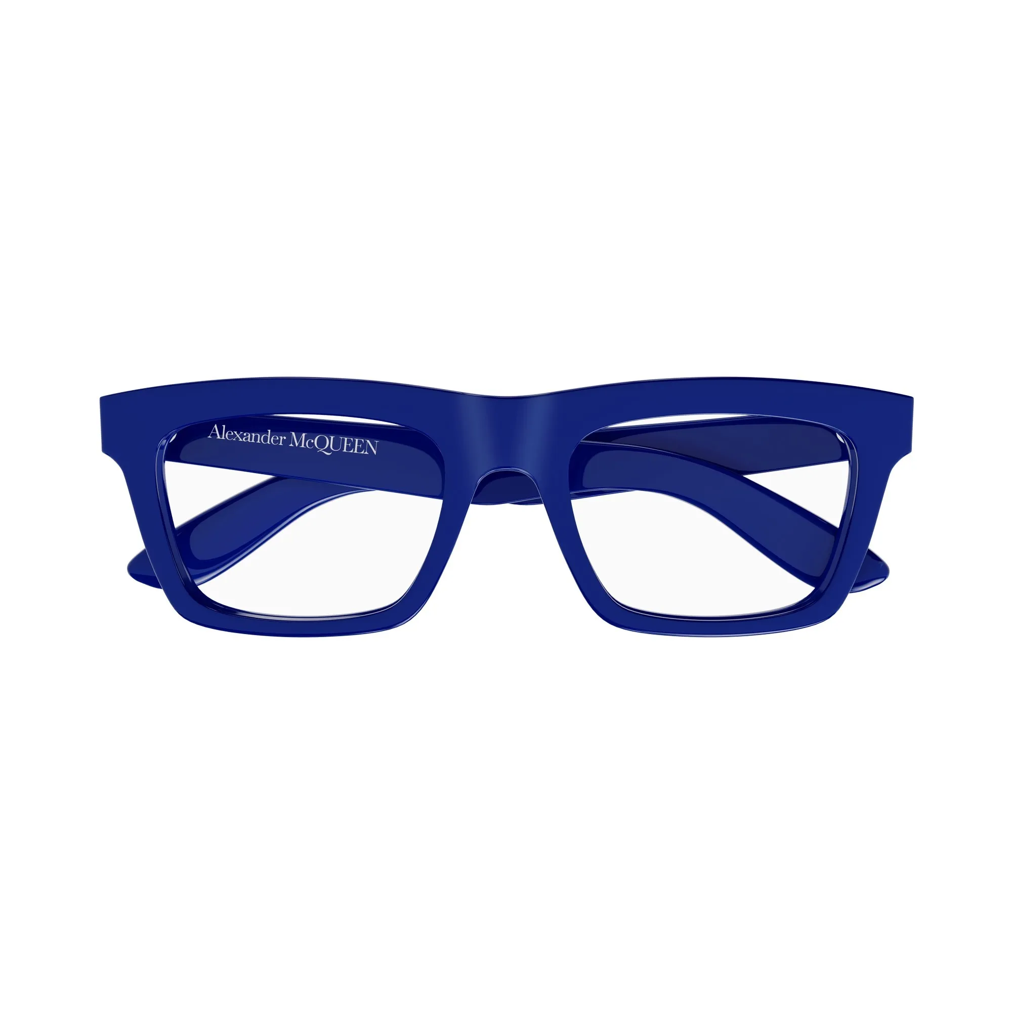   Alexander McQueen AM0423O - 004 Blu | Occhiale Da Vista Uomo 