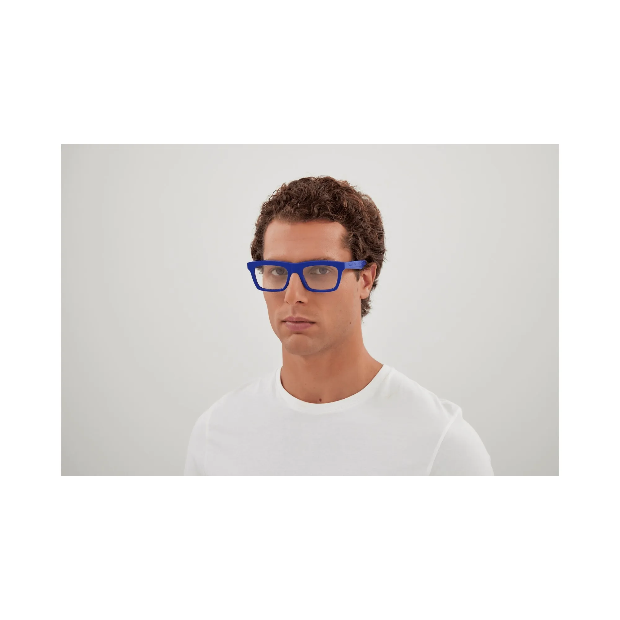   Alexander McQueen AM0423O - 004 Blu | Occhiale Da Vista Uomo 