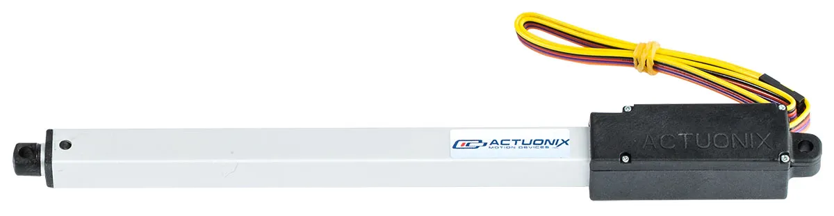 Attuatore lineare elettrico Actuonix L16, corsa 140mm, 12V cc 200N, vel. 8mm/s