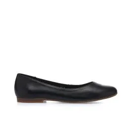 Ballerine nere in pelle