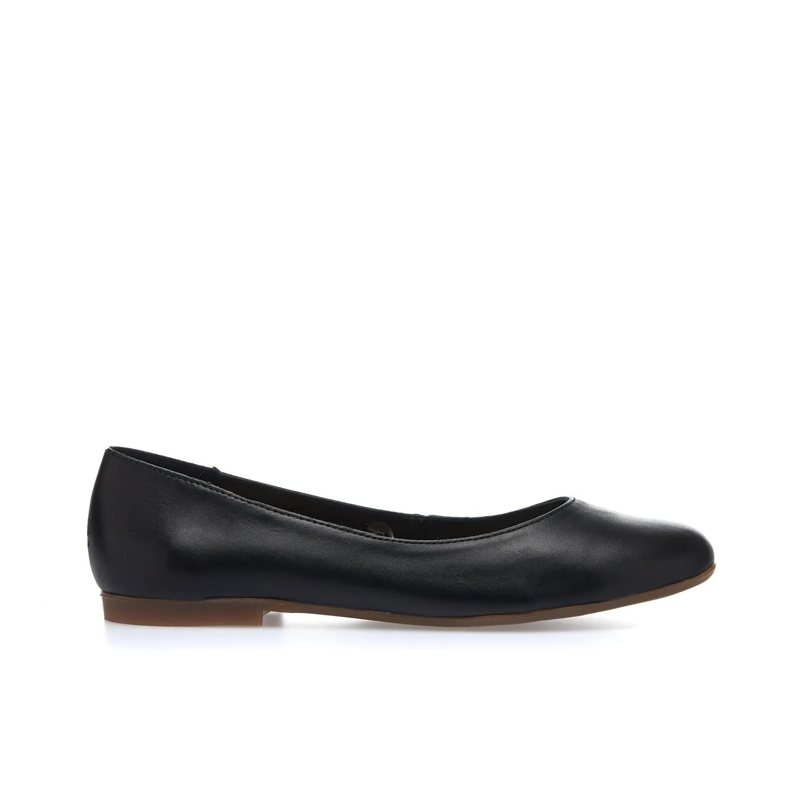 Ballerine nere in pelle