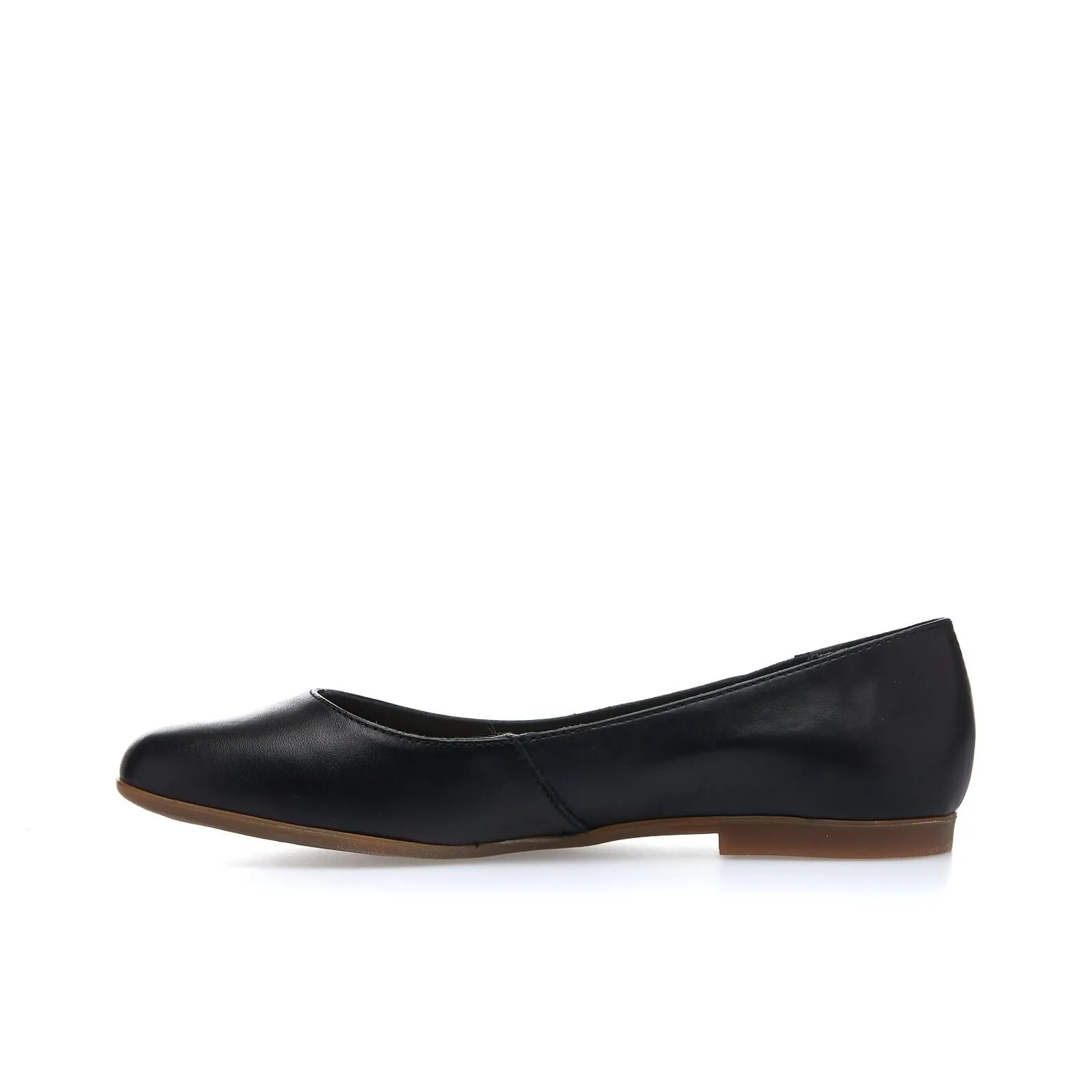 Ballerine nere in pelle