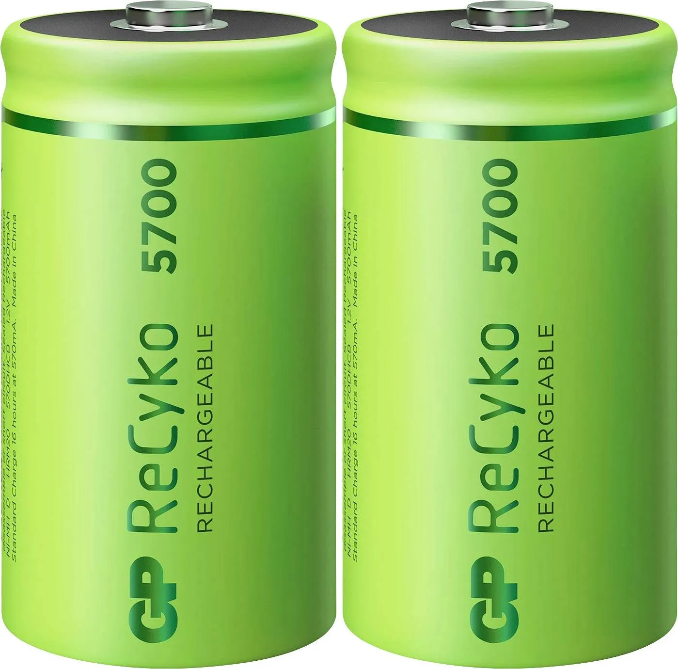 Batterie D ricaricabili Gp Batteries, 5.7Ah, NiMH, terminale piatto