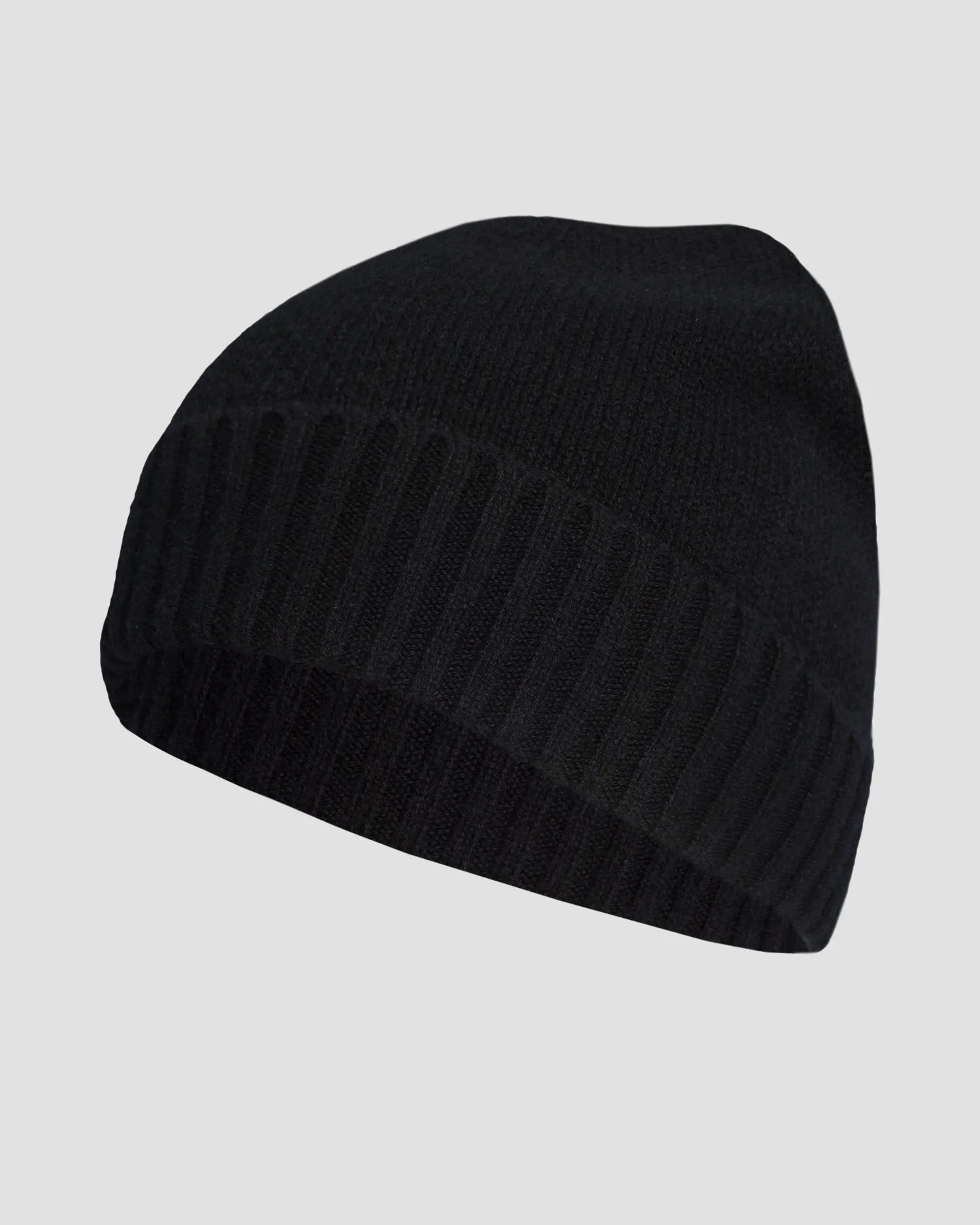 Berretto nero in cashmere da donna Allude 11245-90