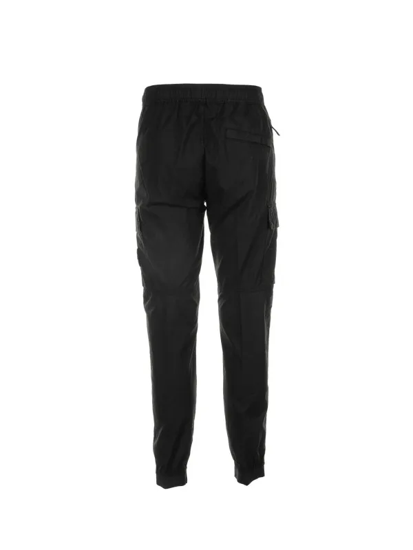 Black trousers with big pockets
