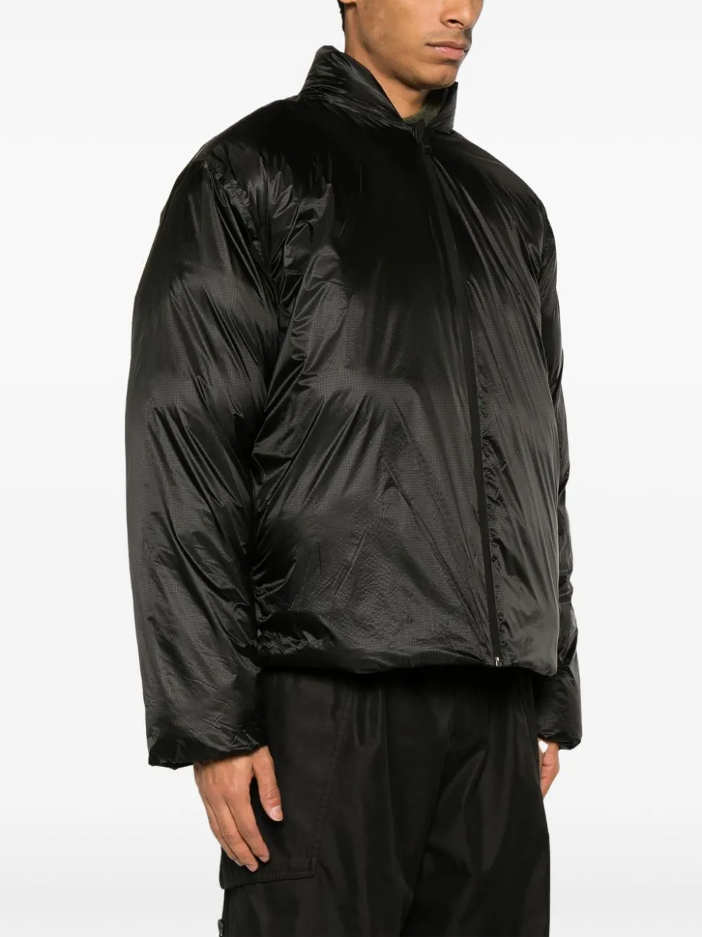 Bomber Kevo impermeabile in nero - unisex