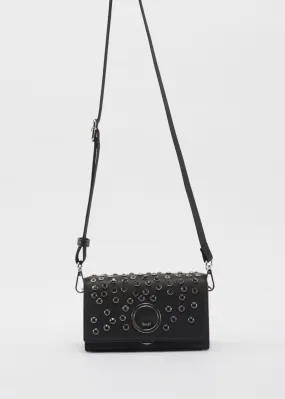 Borsa crossbody laminata