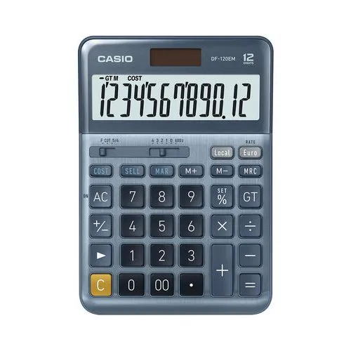 Calcolatrice da ufficio Casio DF-120EM