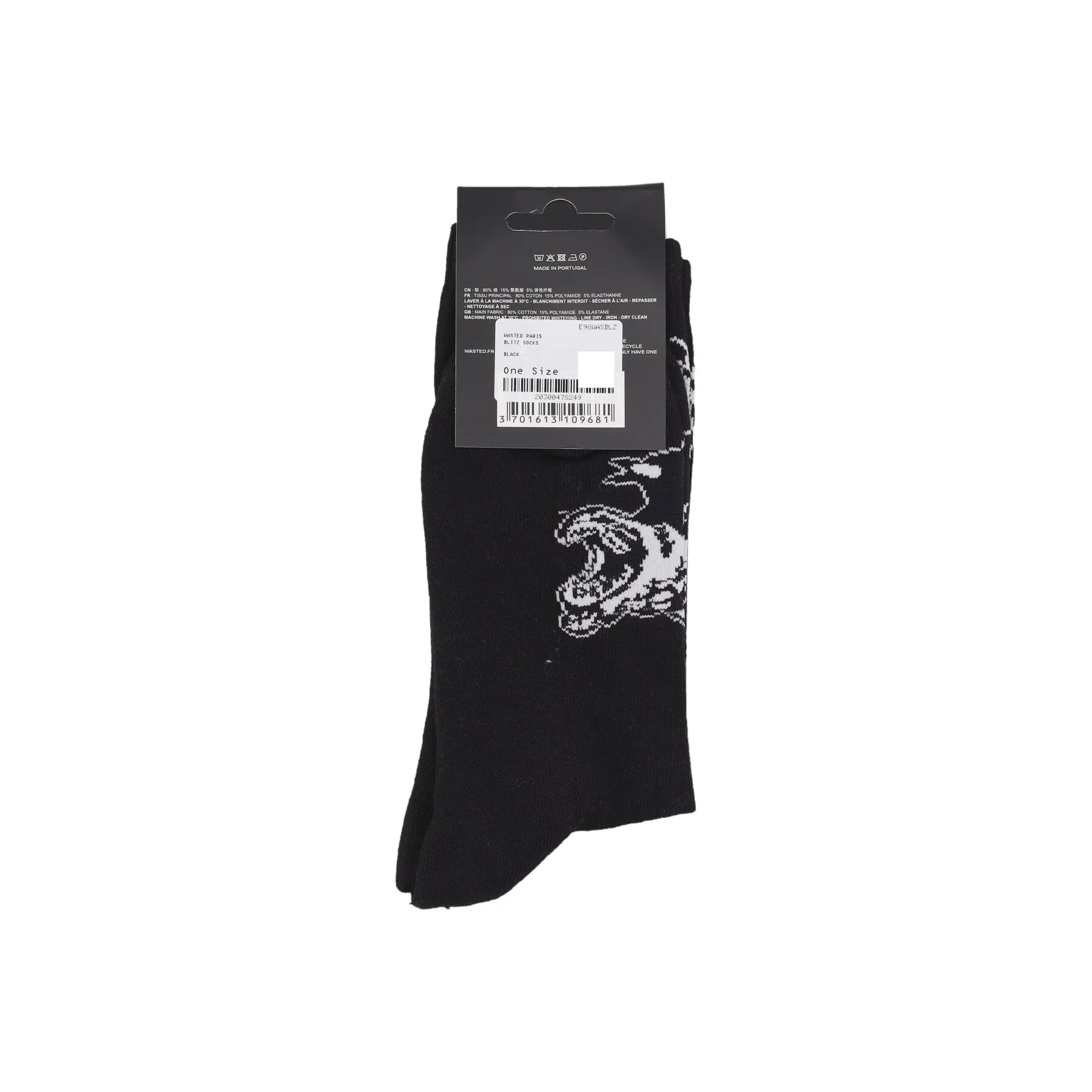 Calza Media Uomo Blitz Socks Black