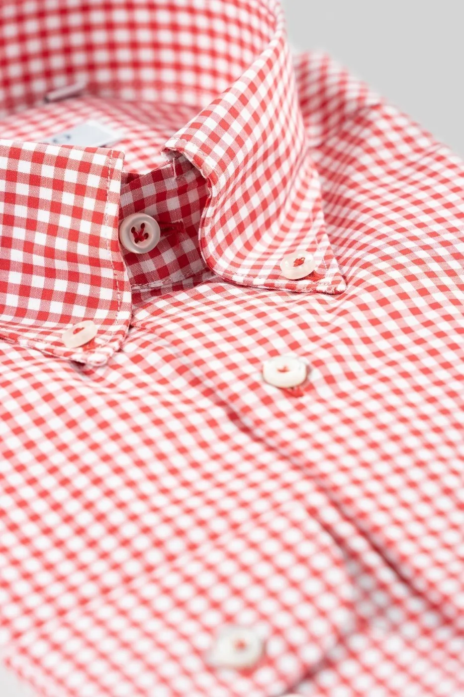 Camicia Regular micro quadro button down - Descartes