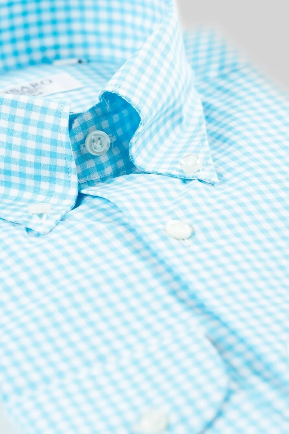 Camicia Regular micro quadro button down - Descartes