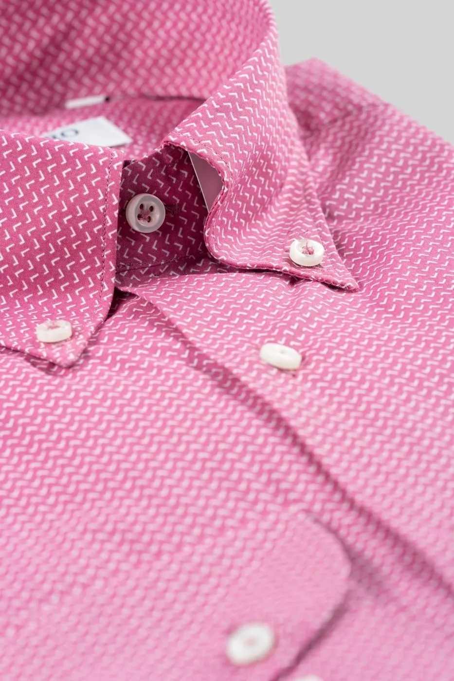 Camicia Regular micro quadro button down - Descartes