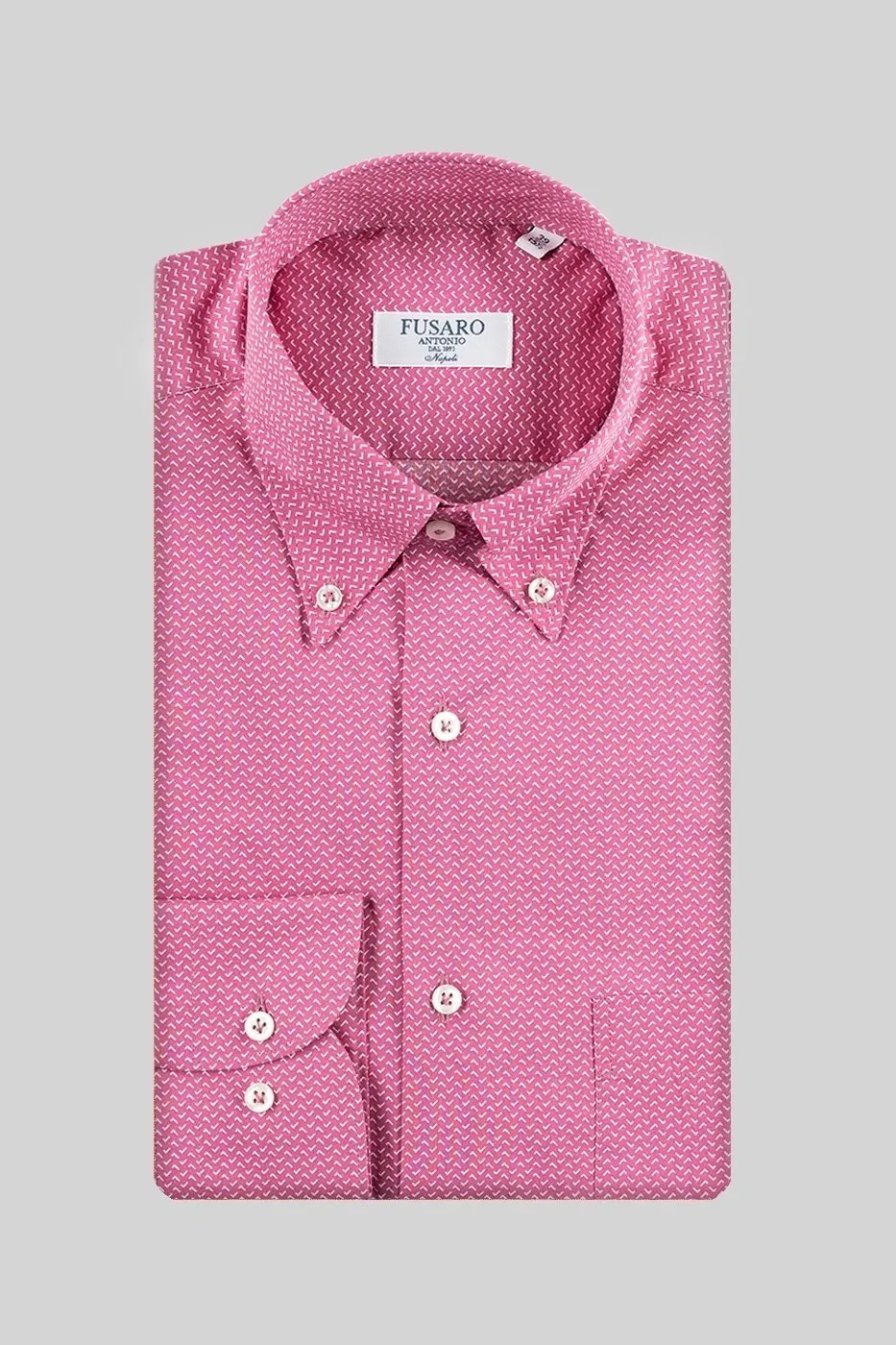 Camicia Regular micro quadro button down - Descartes