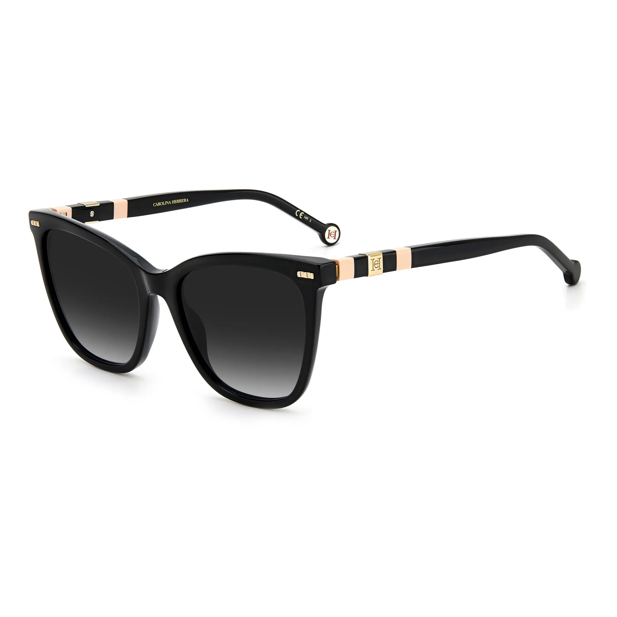   Carolina Herrera CH 0044/S - 3H2 9O Rosa Nero | Occhiale Da Sole Donna 