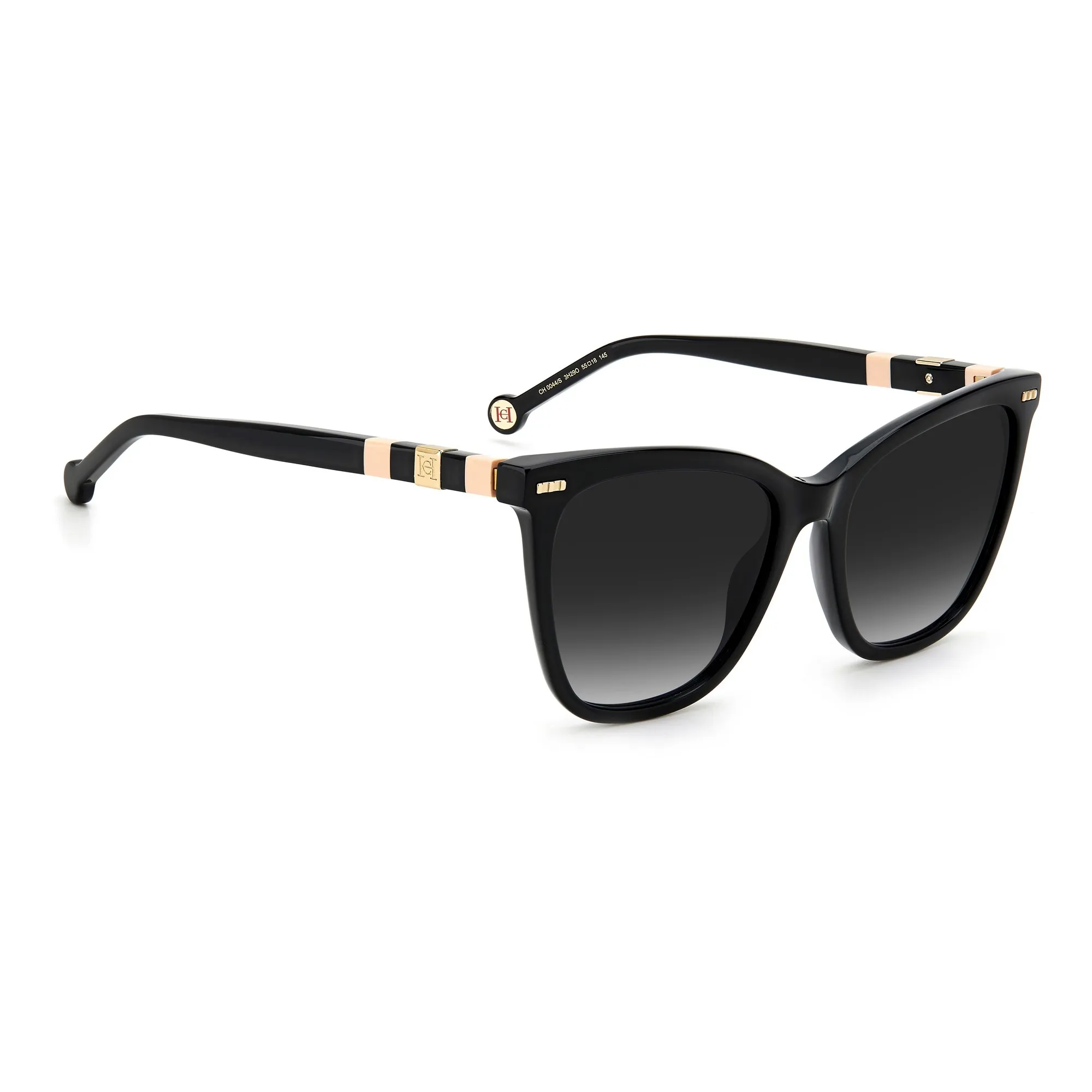   Carolina Herrera CH 0044/S - 3H2 9O Rosa Nero | Occhiale Da Sole Donna 