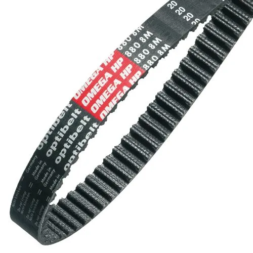 Cinghia sincrona OPTIBELT, 110 denti, passo 8mm, dimensioni 880mm x 20mm, in Gomma