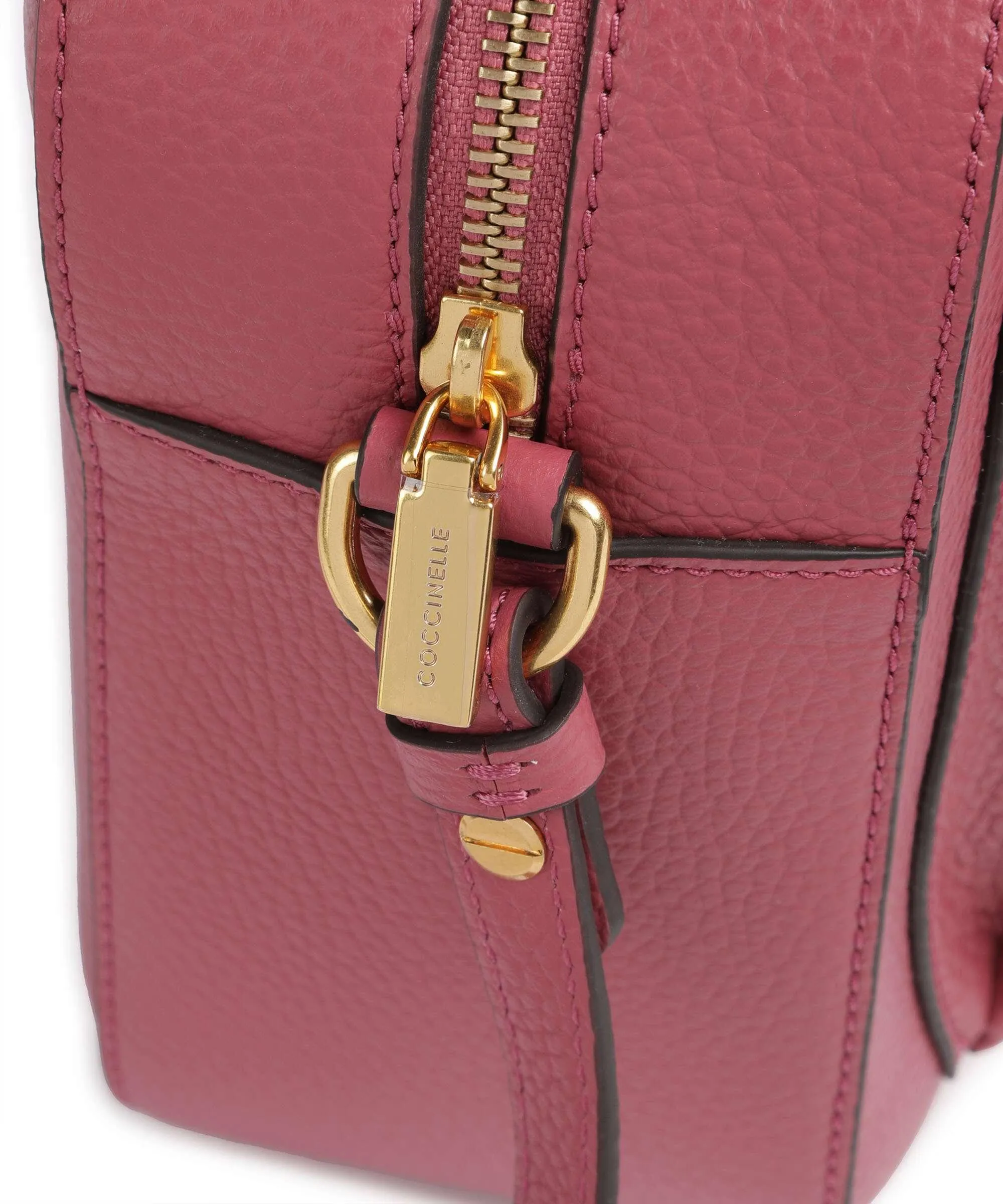  Coccinelle Beat Soft Borsa a tracolla pelle granulata rosa antico  