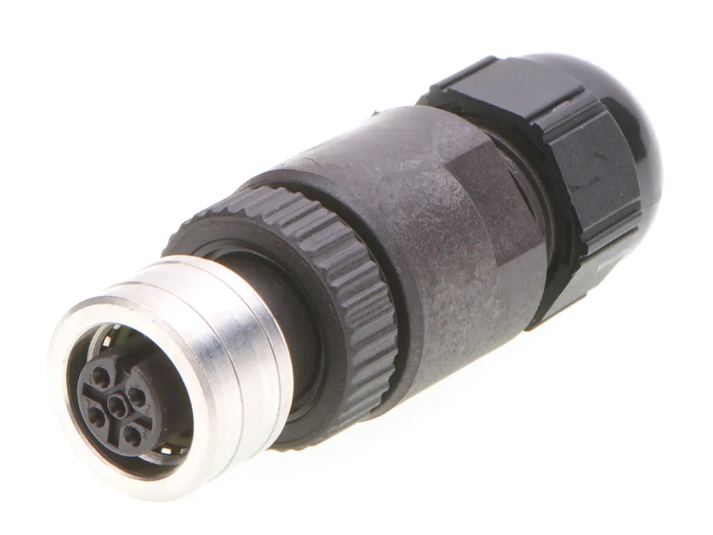 Connettore circolare Brad from Molex, femmina, serie Ultra-Lock, M12, 5 poli, Montaggio su cavo