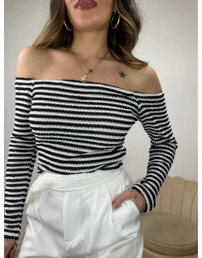 CROP TOP FASCIA CRUY NERO