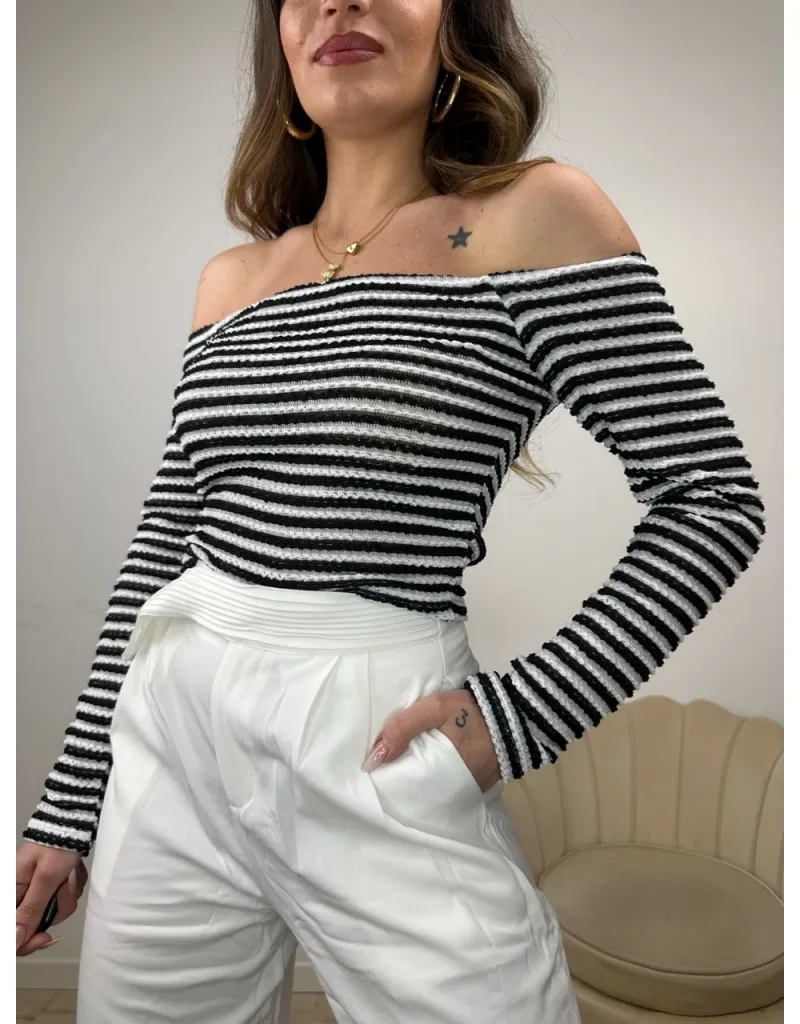 CROP TOP FASCIA CRUY NERO