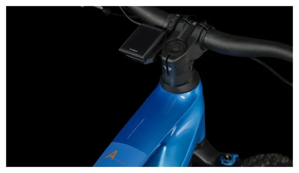 Cube Stereo Hybrid 160 HPC Actionteam 750 27.5 MTB elettrica full suspension Shimano XT 12S 750 Wh 27.5'' Blu Grigio Actionteam 