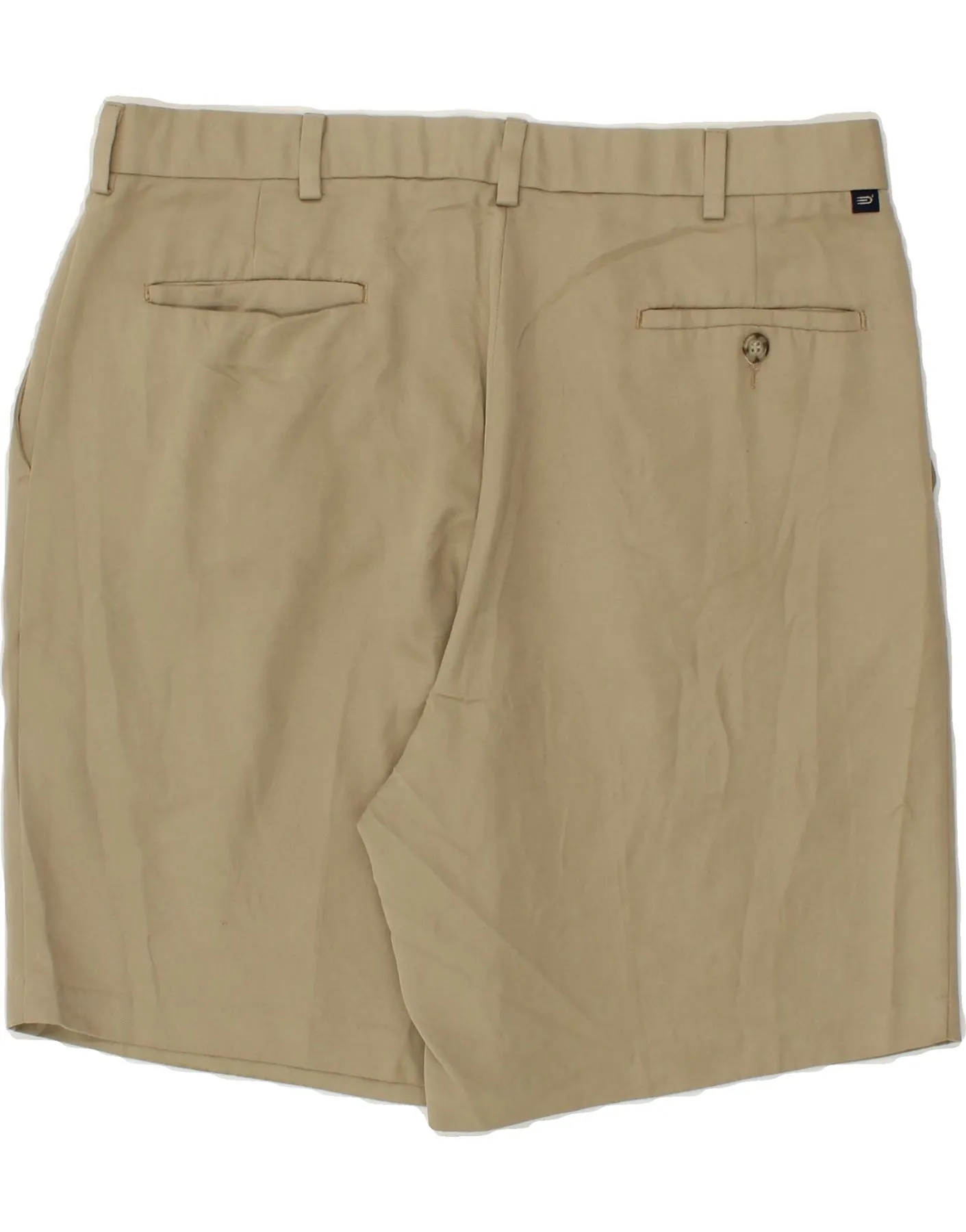 DOCKERS Mens Golf Chino Shorts W36 Large Beige Polyester