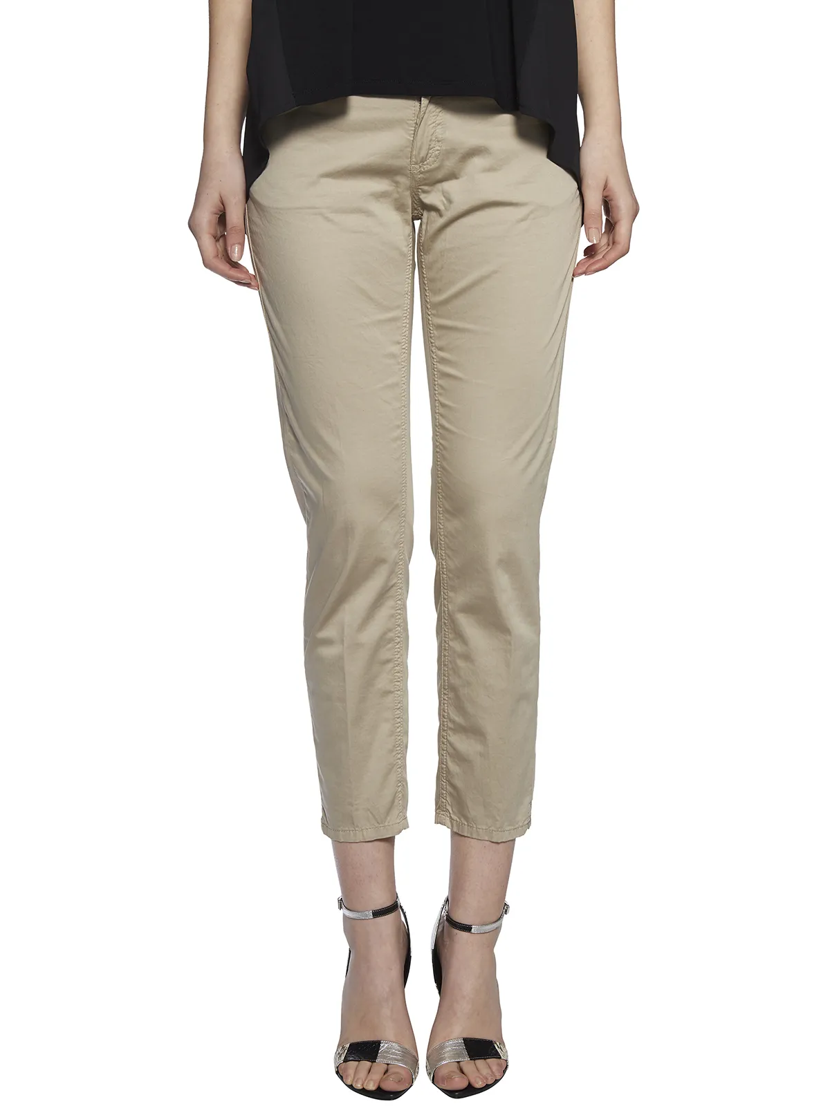 DONDUP  5 TASCHE IN COTONE STRETCH 