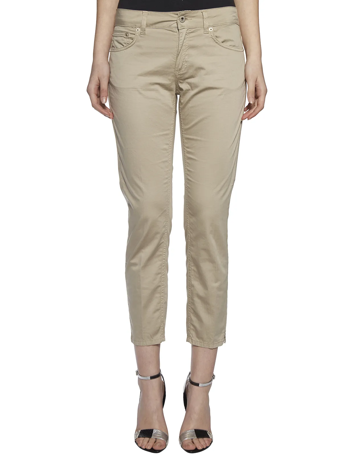 DONDUP  5 TASCHE IN COTONE STRETCH 