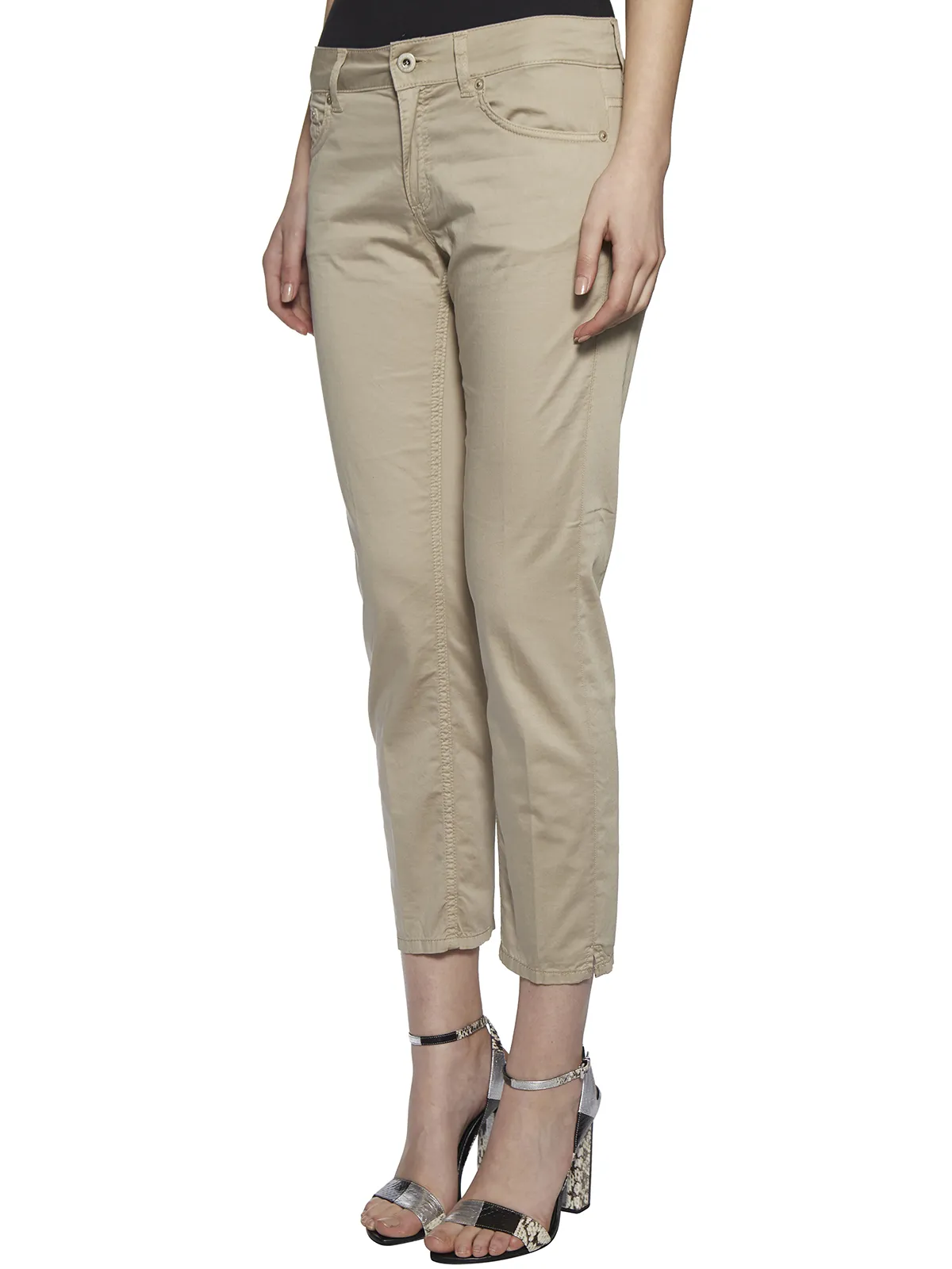 DONDUP  5 TASCHE IN COTONE STRETCH 