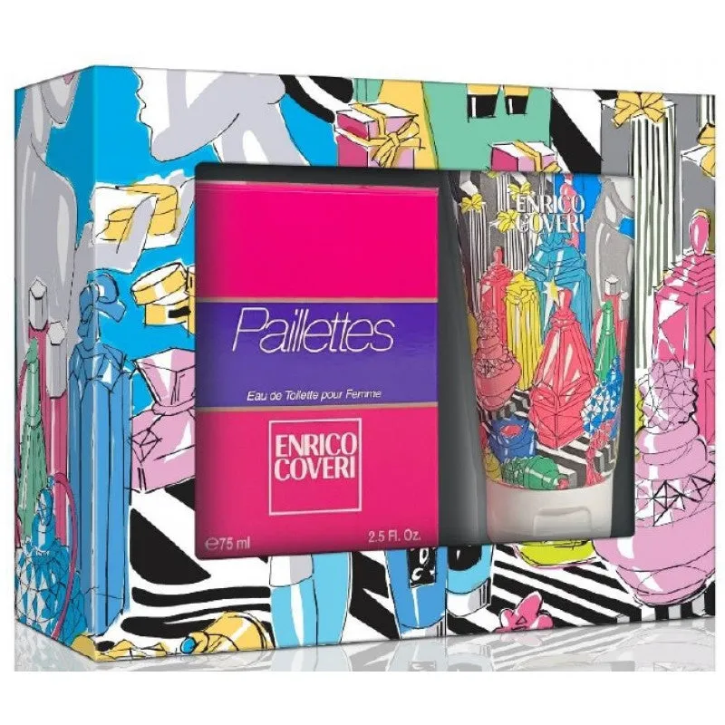 Enrico Coveri Paillettes Set Regalo