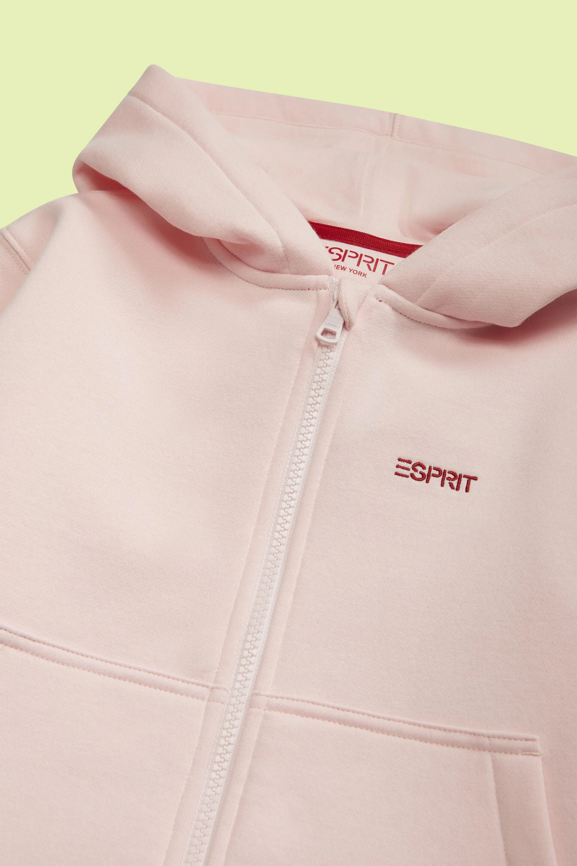 Felpa con cappuccio e zip con logo