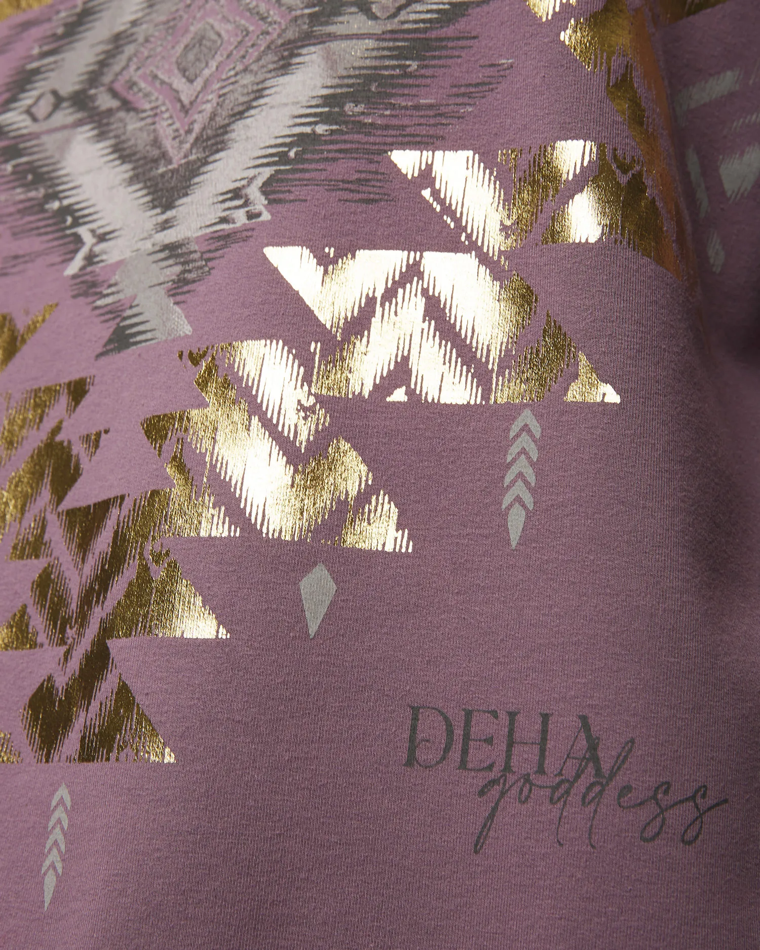 Felpa viola da donna Deha d93100-87422