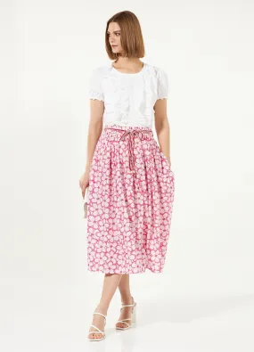 Gonna lunga floreale donna