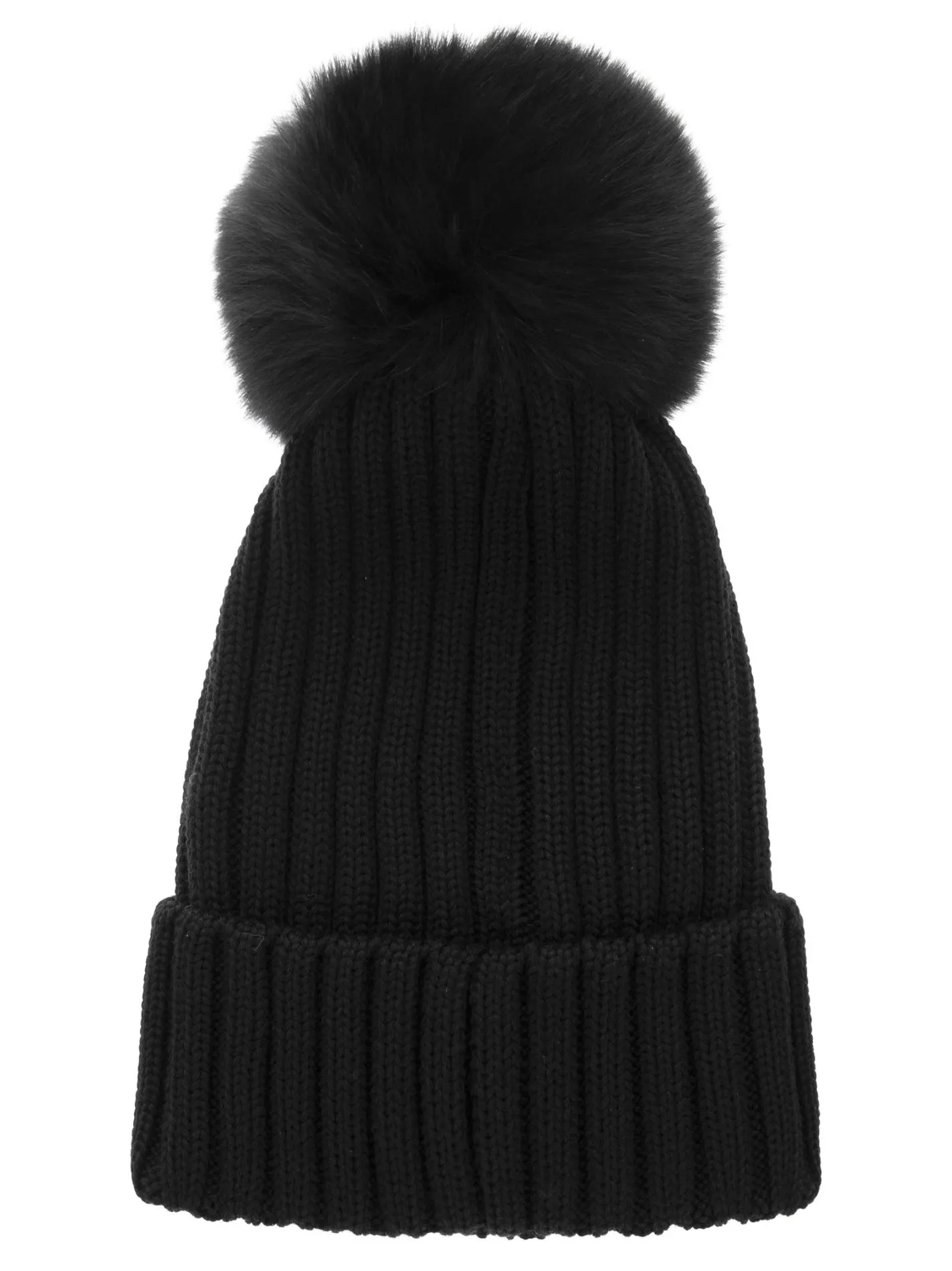 Hat with pom pom