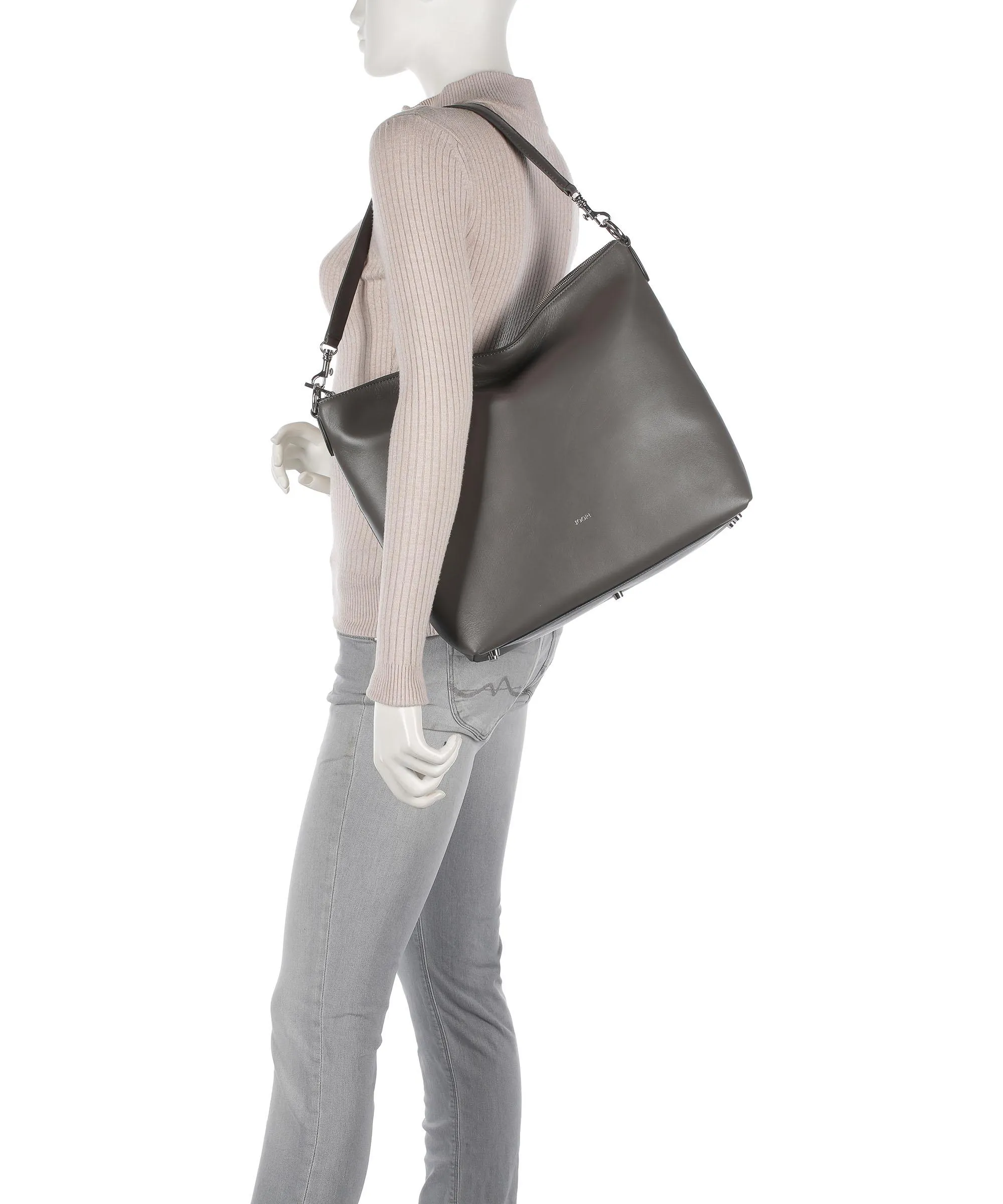  JOOP! Sofisticato 1.0 Alara Borsa hobo saffiano leather grigio scuro  