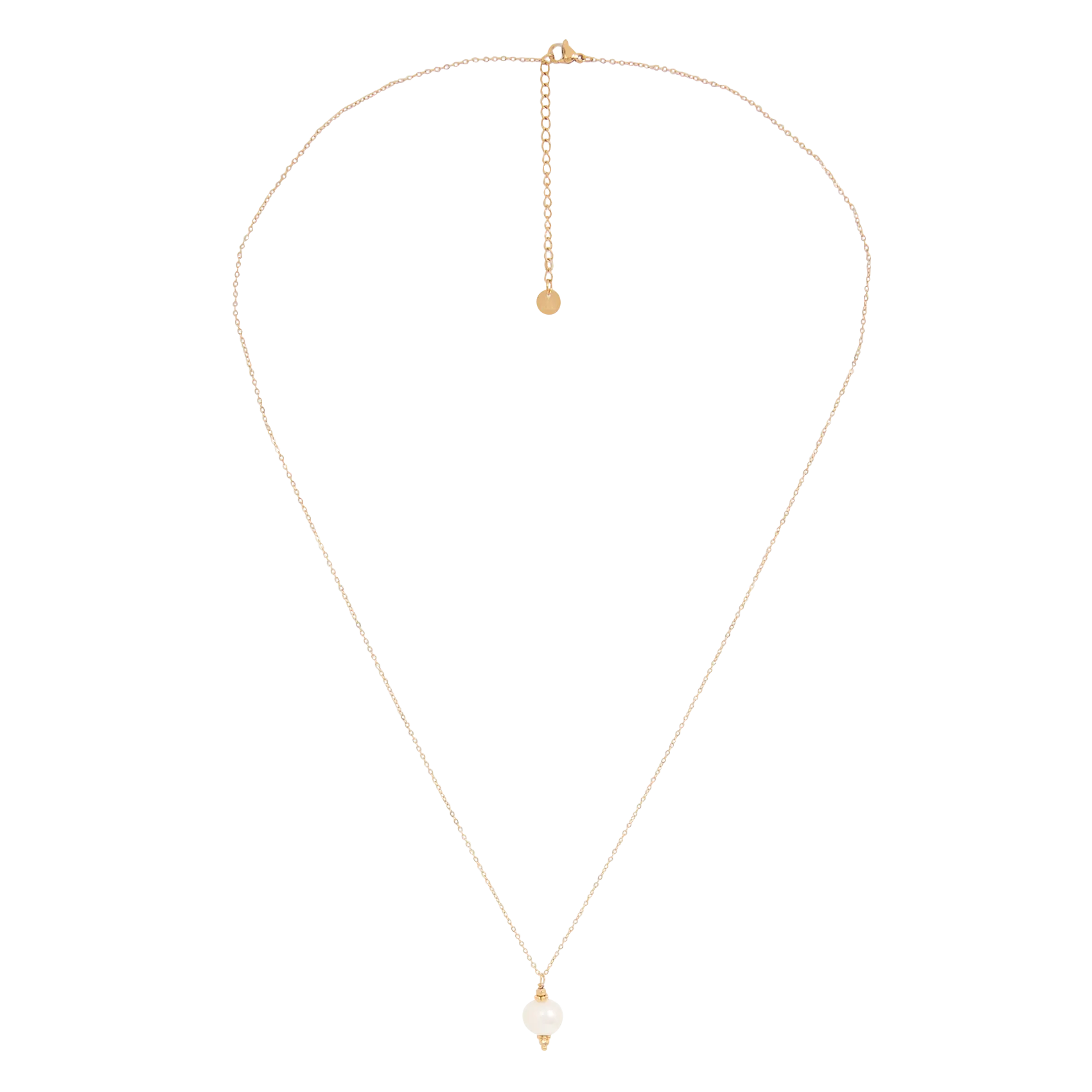  LA FEE MARABOUTEE   Collana lunga con perla | Giallo