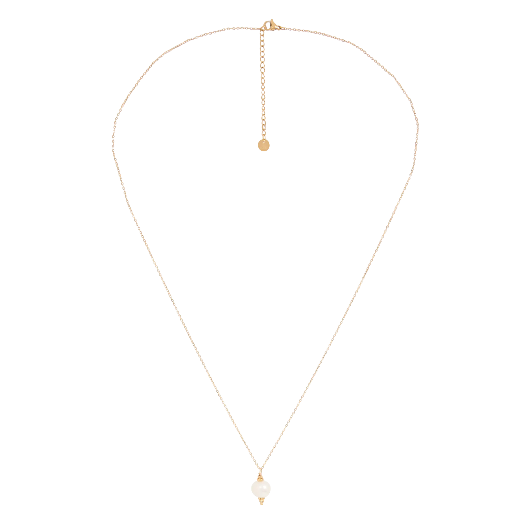  LA FEE MARABOUTEE   Collana lunga con perla | Giallo