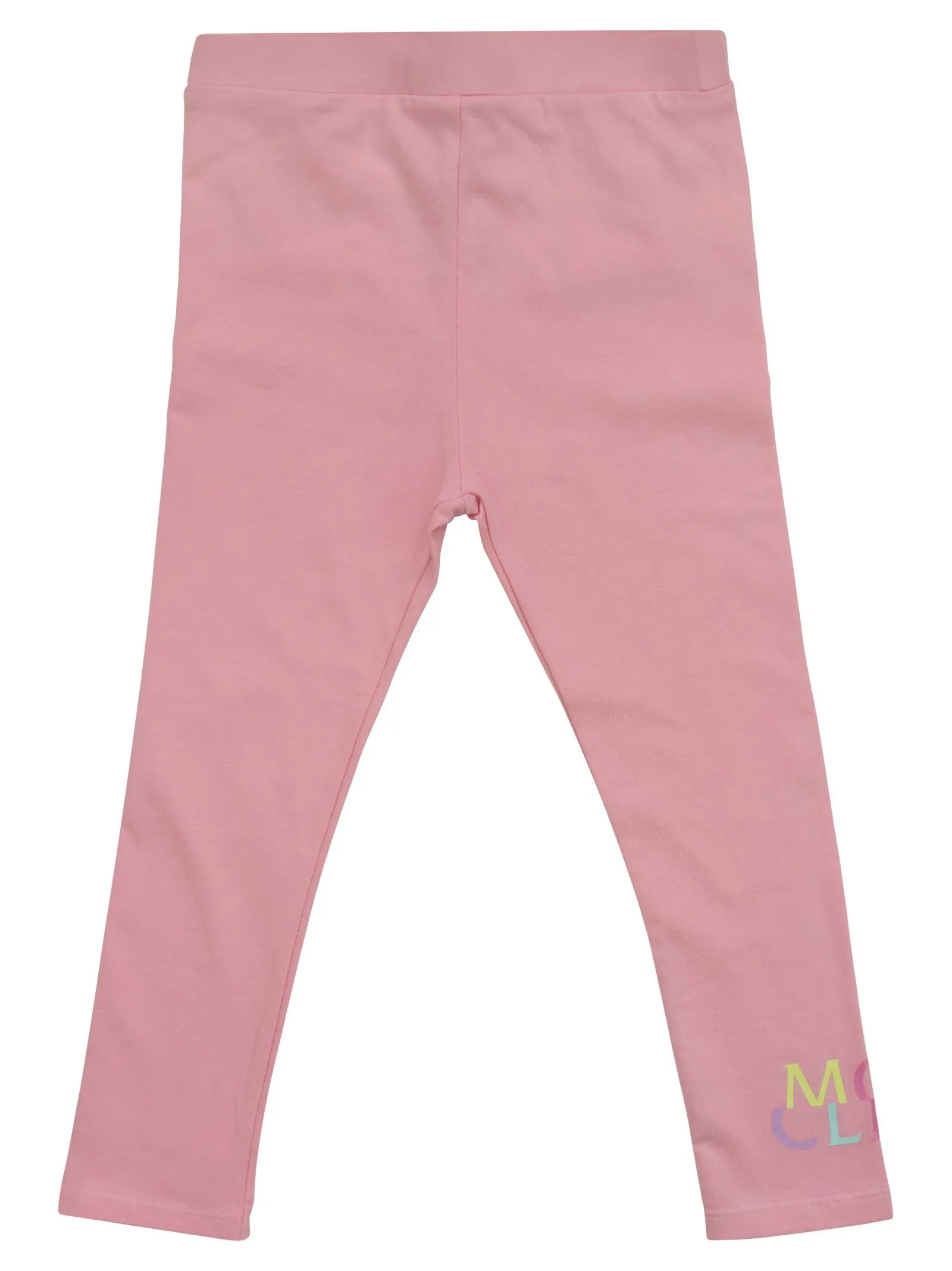 Leggings con lettering in cotone
