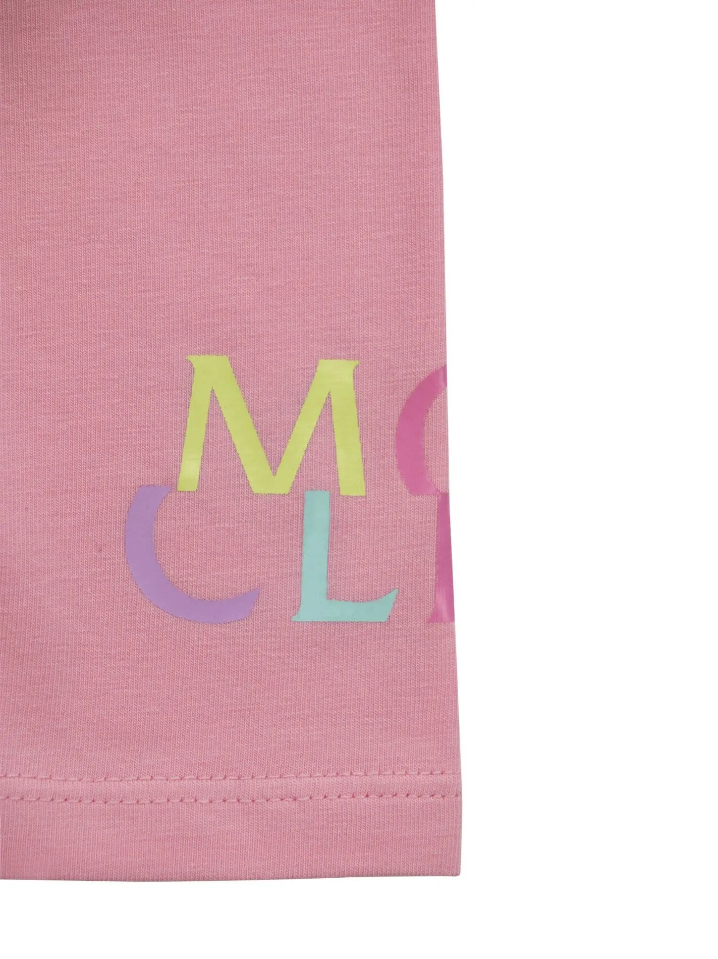 Leggings con lettering in cotone