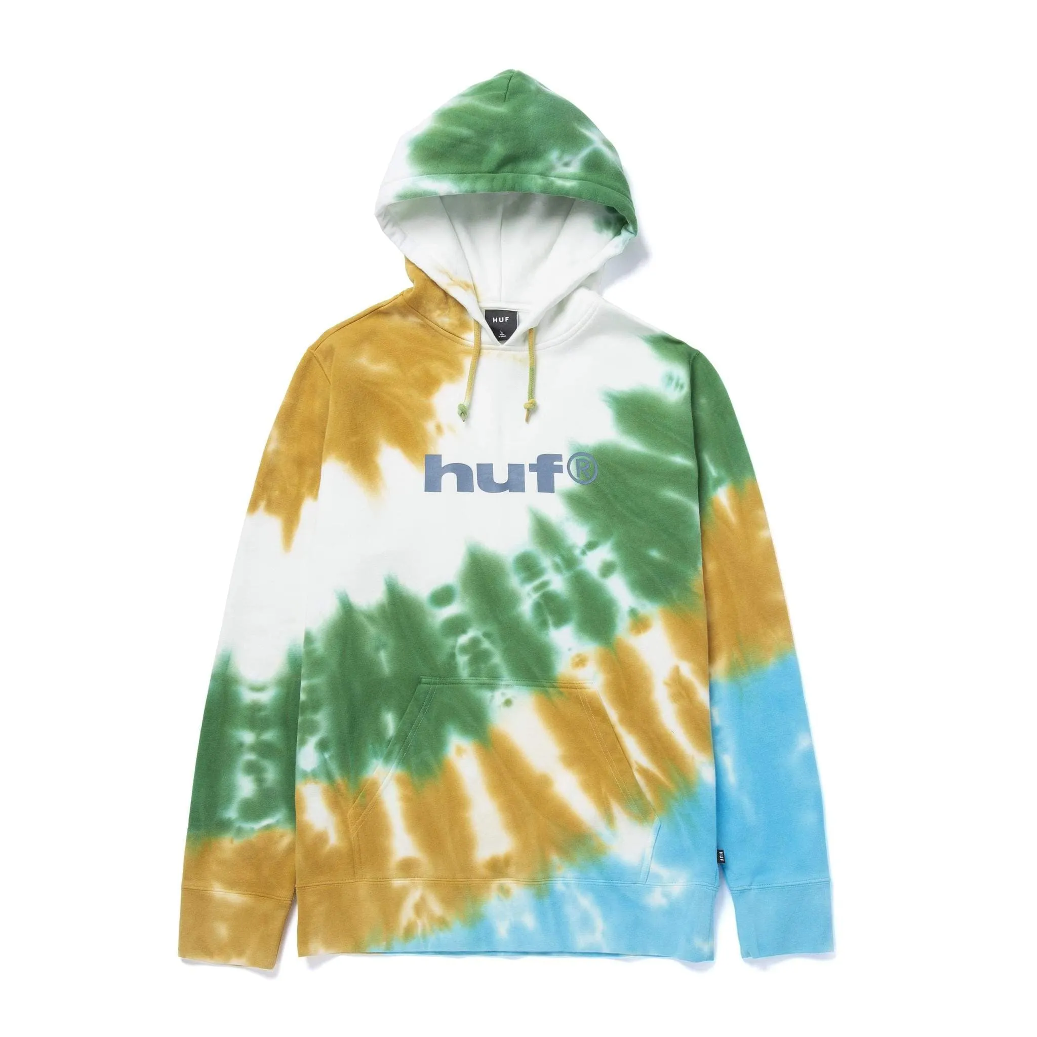 Lo-Fi Tiedye P/O Hoodie Gold