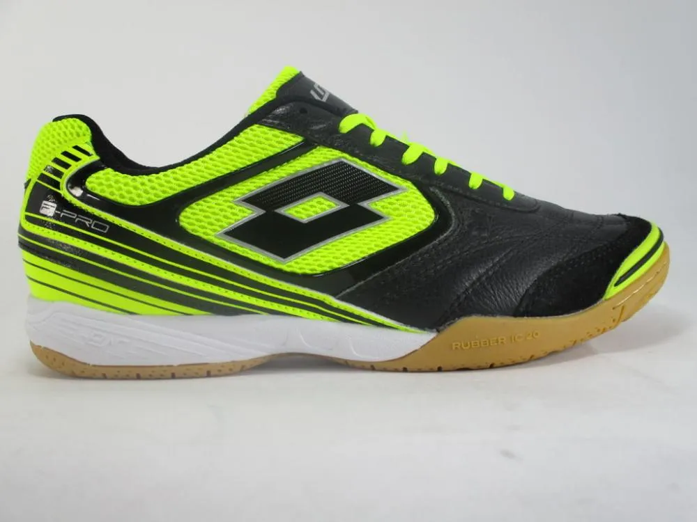 Lotto scarpa da calcetto indoor da uomo Tacto II 200 scarpa da futsal  S7180 black-green