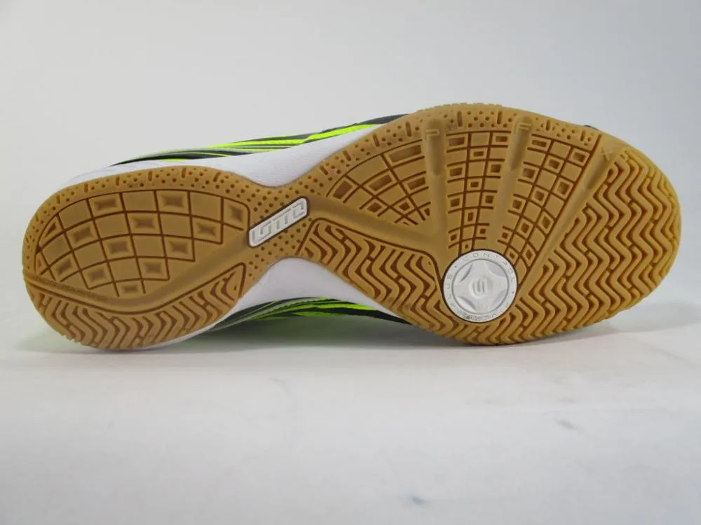 Lotto scarpa da calcetto indoor da uomo Tacto II 200 scarpa da futsal  S7180 black-green