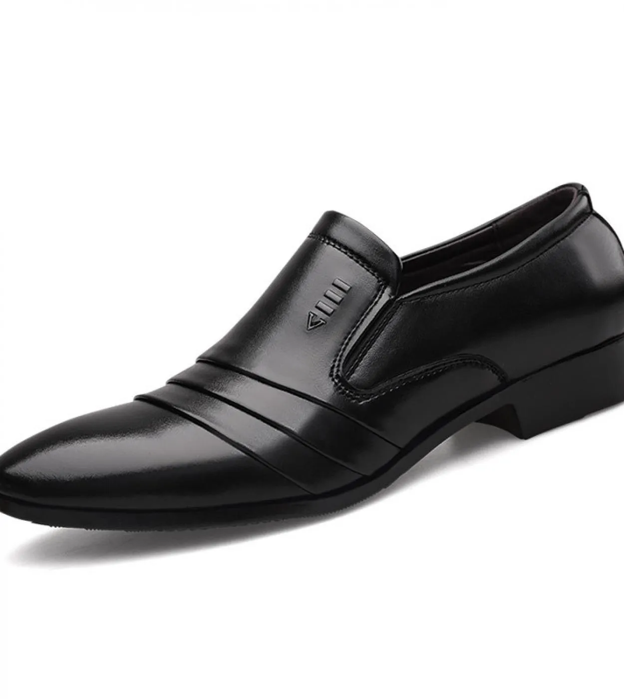 Luxury Brand Pu Leather Fashion Men Business Dress Mocassini Scarpe nere a punta Oxford Scarpe da sposa formali traspiranti 3lk