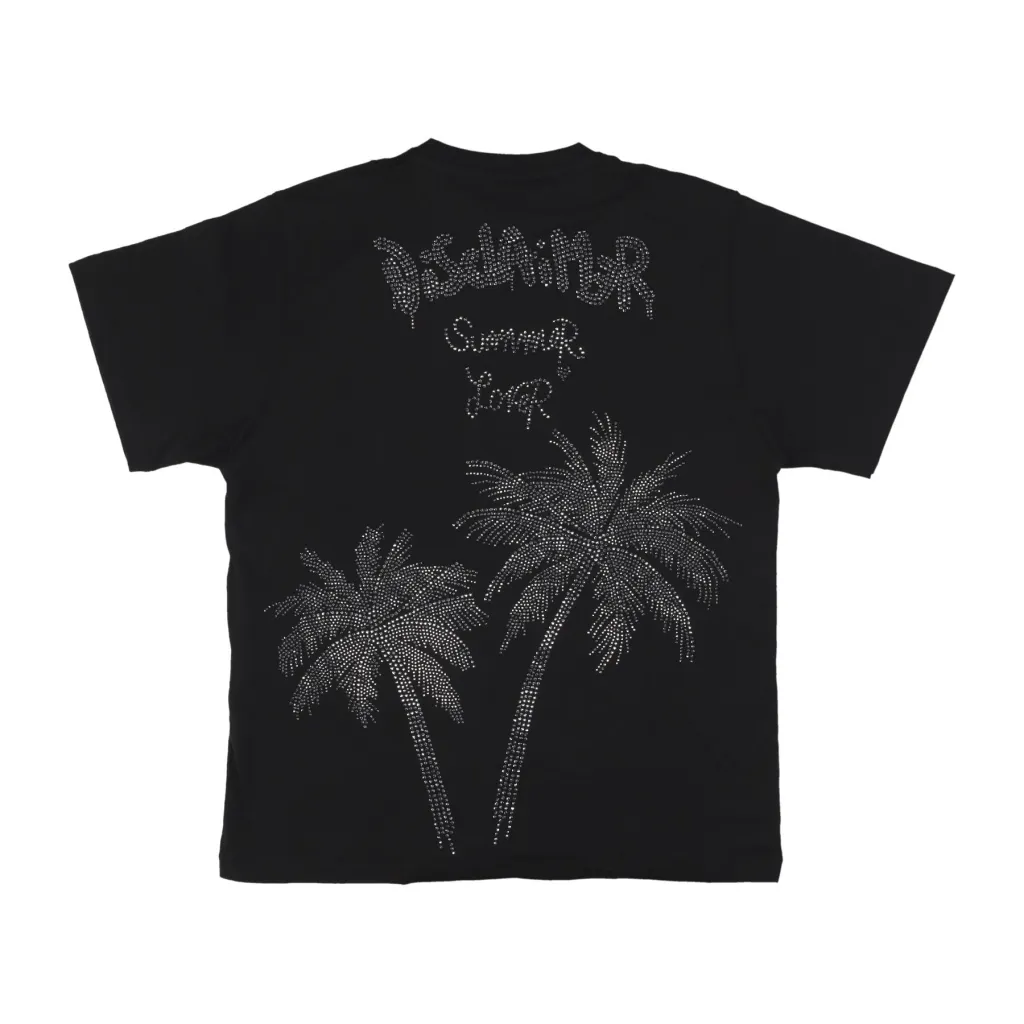 maglietta donna w summer lover strass tee BLACK