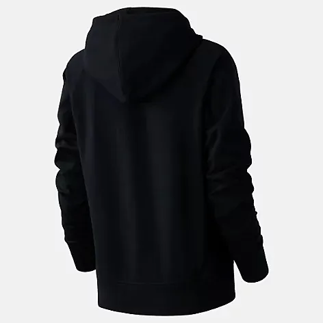 New Balance Essentials FullZip Hoodie Felpa Donna