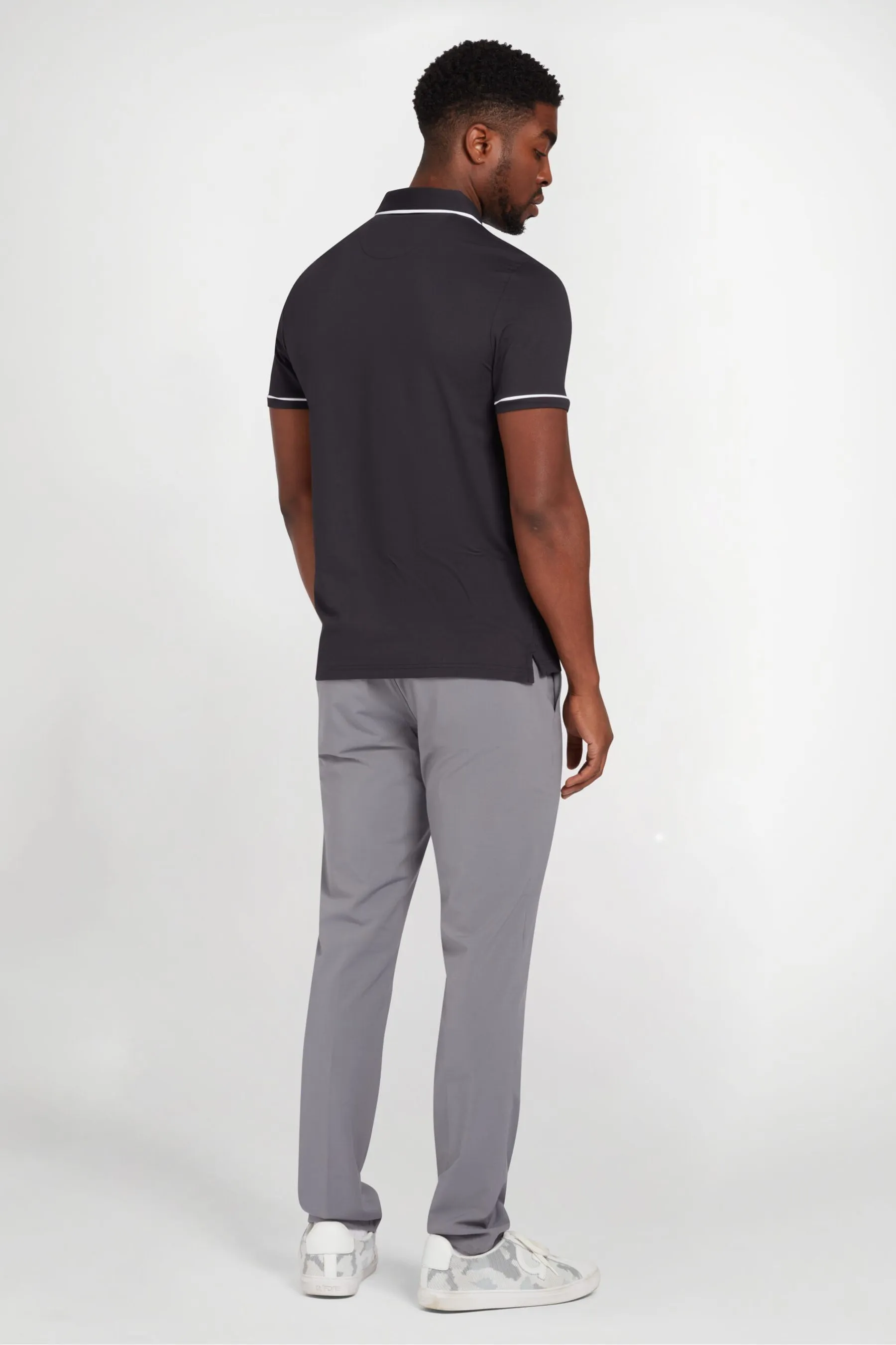 Original Penguin Golf - Nero heritage - Polo con logo Grande Pete