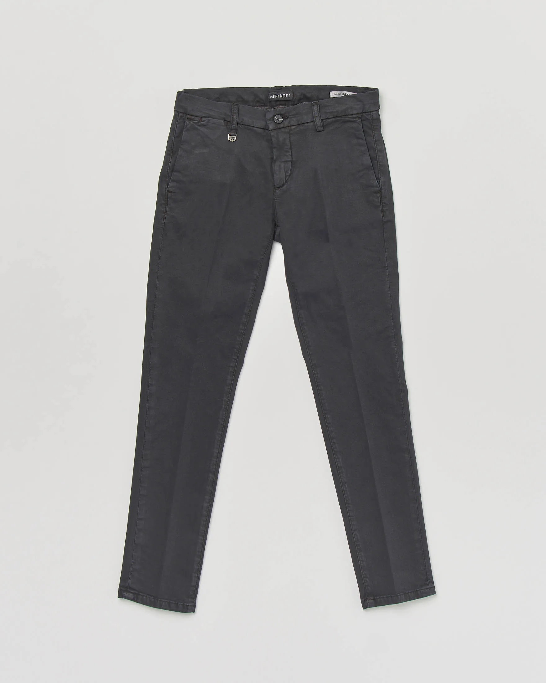 Pantalone chino nero in cotone stretch 12-14 anni