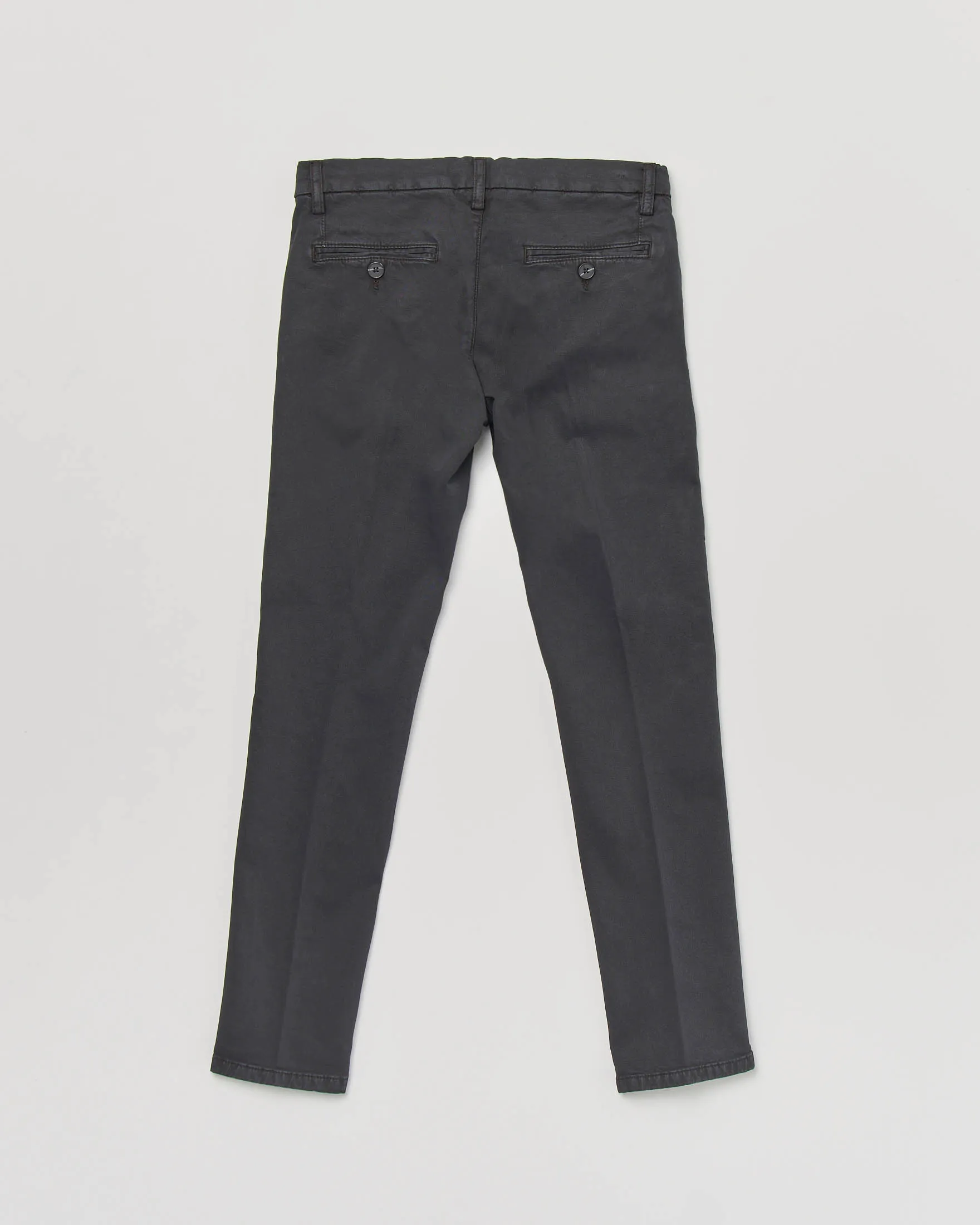 Pantalone chino nero in cotone stretch 12-14 anni